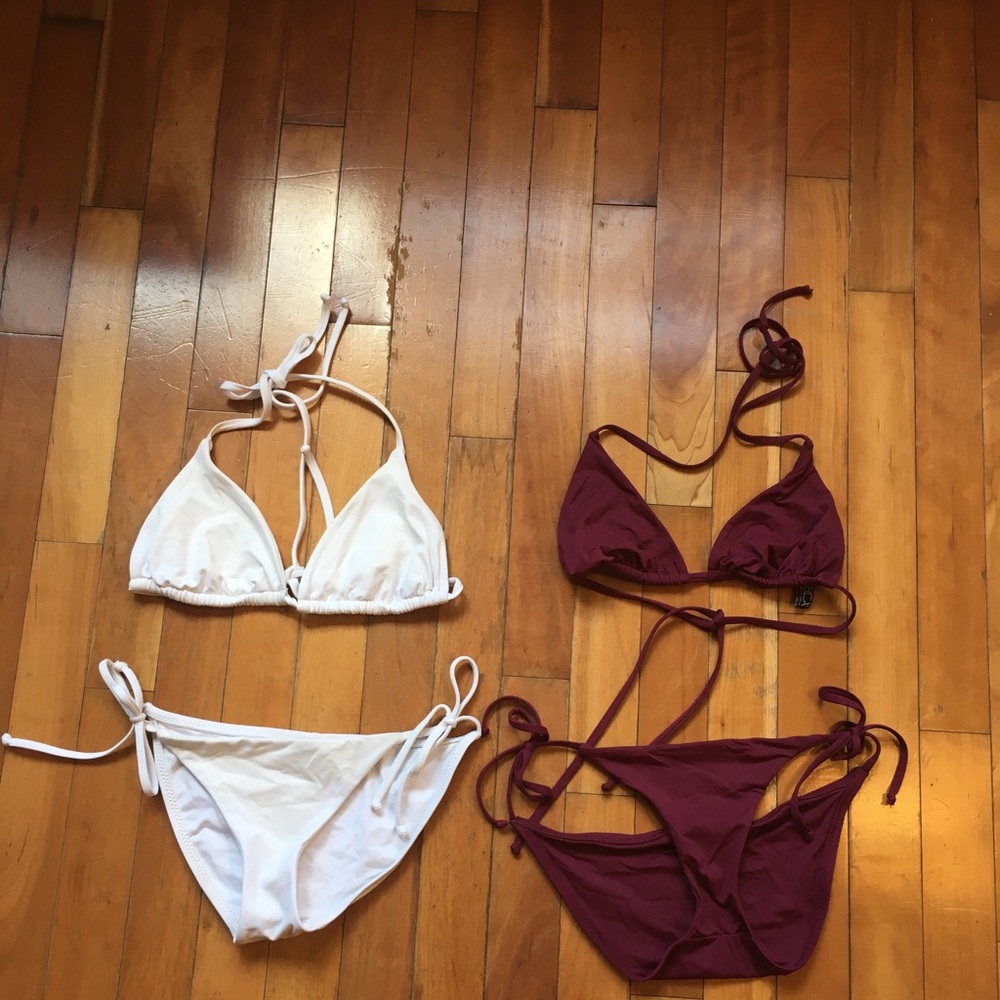 Becca bathing suit sets-2 two- piece bikinis